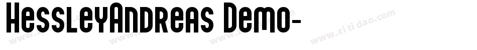 HessleyAndreas Demo字体转换